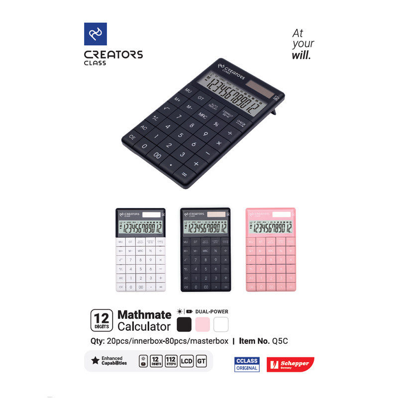 ماشین حساب سی کلاس کریتورز مدل مت میت کد Q5C-2