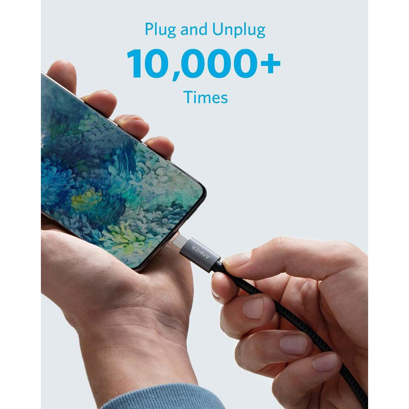 کابل تبدیل HDMI به USB-C انکر مدل Nylon 4K طول 1.8 متر