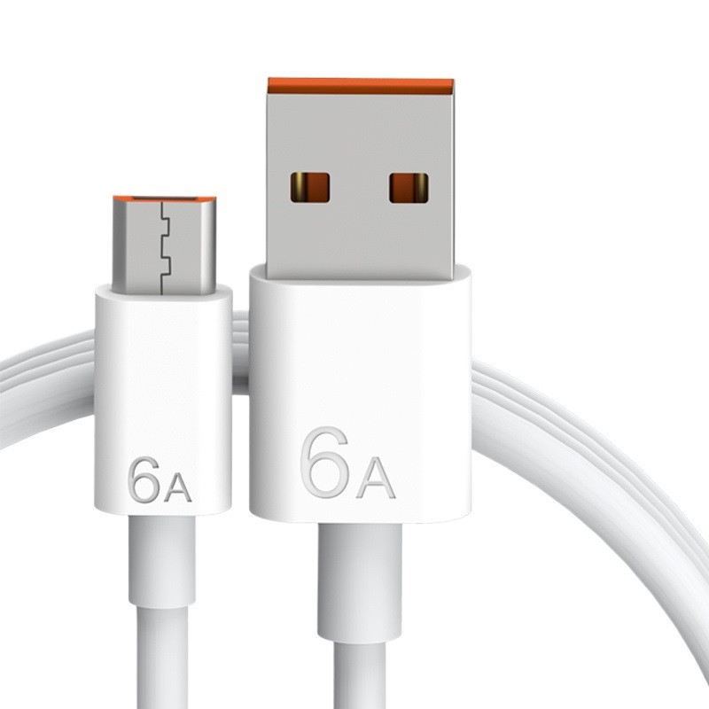 کابل تبدیل USB به MicroUSB Fast Charge مدل 6A طول 1 متر