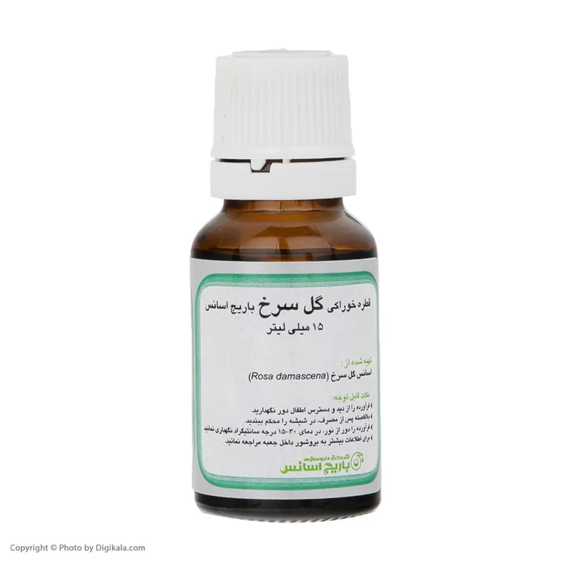 قطره خوراکی گل سرخ باریج اسانس - 15 میلی لیتر