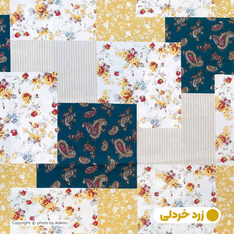 سرویس روتختی آدنو مدل چهل تکه کد CH110 یک نفره 3 تکه
