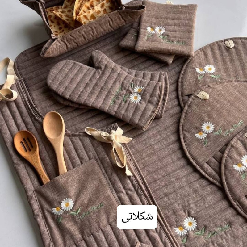 سرویس آشپزخانه 14 پارچه مدل بابونه