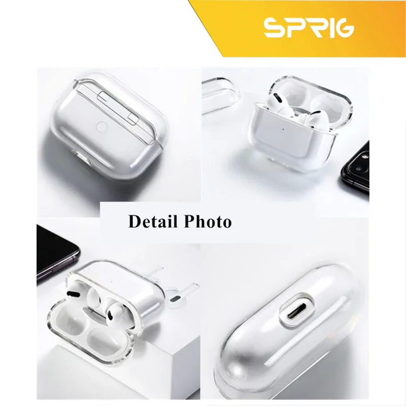 کاور اسپریگ مدل Transparent Guard مناسب برای کیس اپل ایرپاد Airpods 3