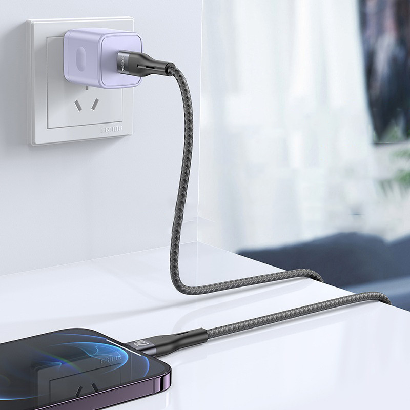 کابل تبدیل USB-C به لایتنینگ یسیدو مدل CA155 20W طول 1 متر