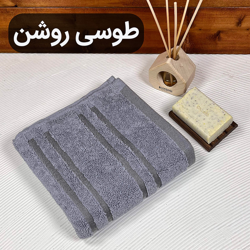 حوله دست و صورت مدل پارما سایز 80*40 سانتی متر