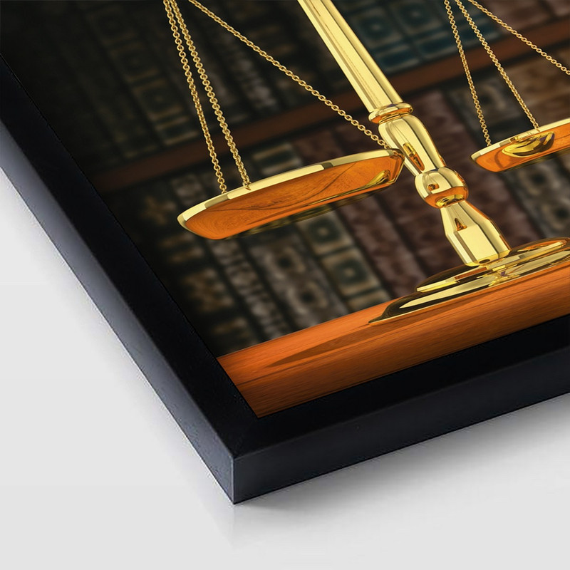 تابلو بکلیت طرح ترازو عدالت مدل B-S1292