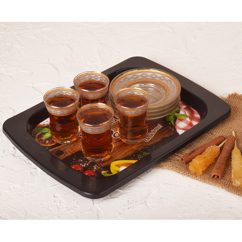 سینی مهروز مدل SE-2001-688 طرح BARBECUE