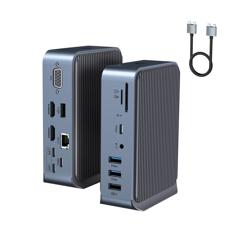هاب 15 پورت USB-C داک استیشن مدل DC022