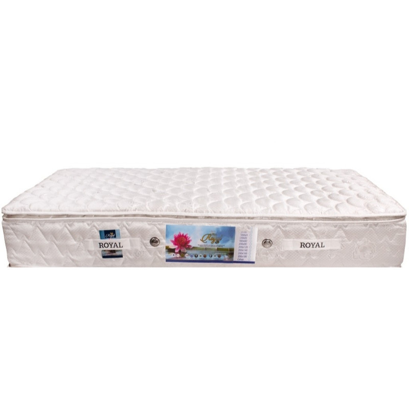 تشک رویال مدل سوپر طبی فنری کلاسیک پددار دونفره سایز 180x200 سانتیمتر