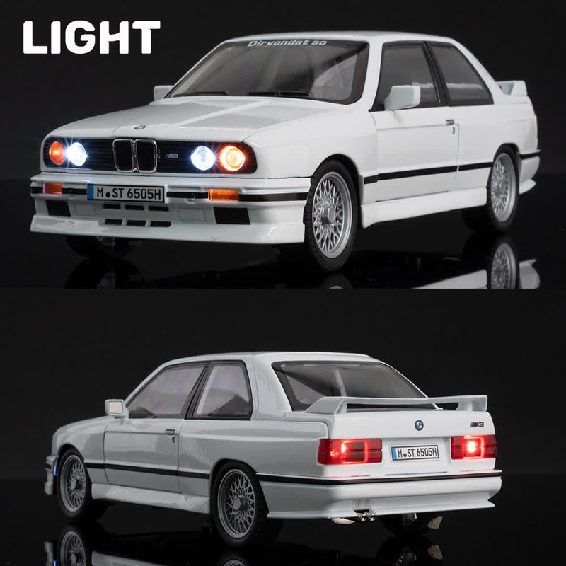ماکت ماشین ناب سل مدل بی ام و فلزی BMW M3 E30 به همراه جاسوییچی