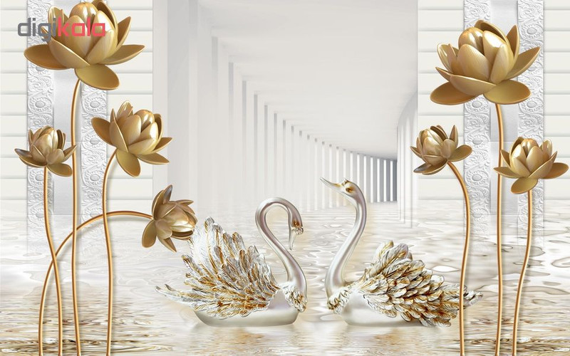 پوستر دیواری سه بعدی طرح گل کد 2118110