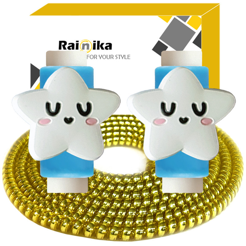 محافظ کابل شارژر و هندزفری رینیکا مدل Star AA 03 مجموعه 3 عددی