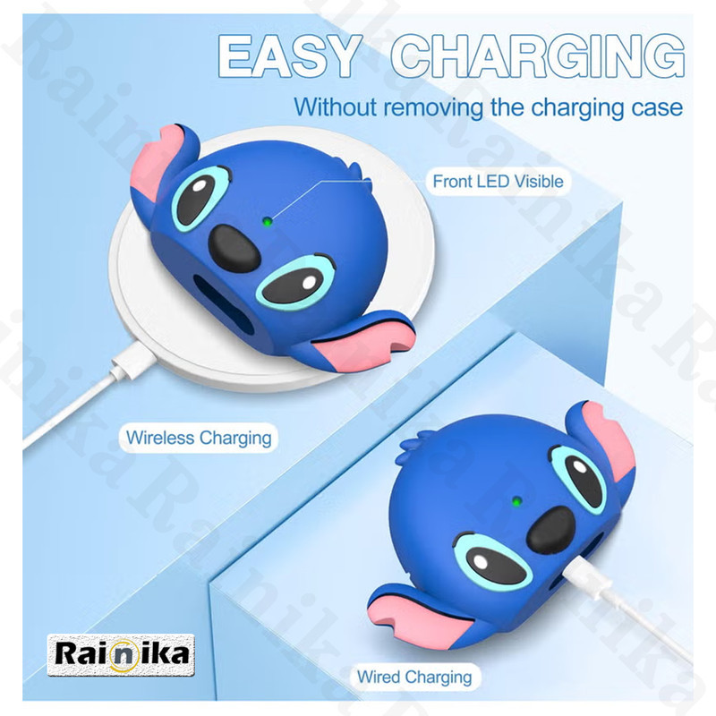 کاور رینیکا مدل Galaxy 3Pro Stitch مناسب برای کیس هدفون سامسونگ Galaxy Buds 3  Buds 3 Pro (2024)  Buds 3 Fe (2025)