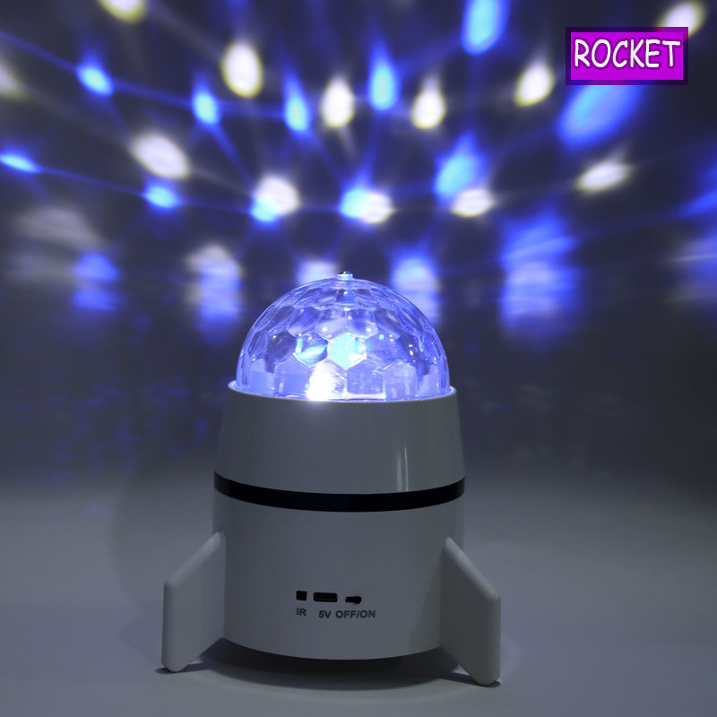 اسپیکر بلوتوثی قابل حمل مدل ROCKET MUSIC LAMP