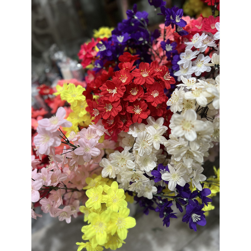 گل مصنوعی مدل شکوفه ریزی ژاپنی 01