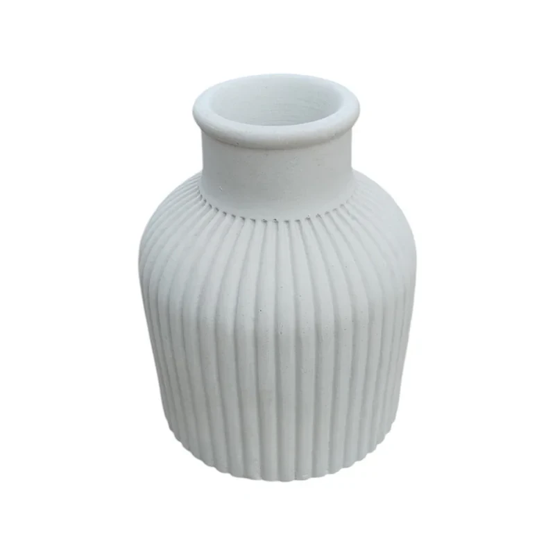 گلدان دکوری طرح مراکشی 10×10×12 سانتی‌متر، وزن 1120 گرم