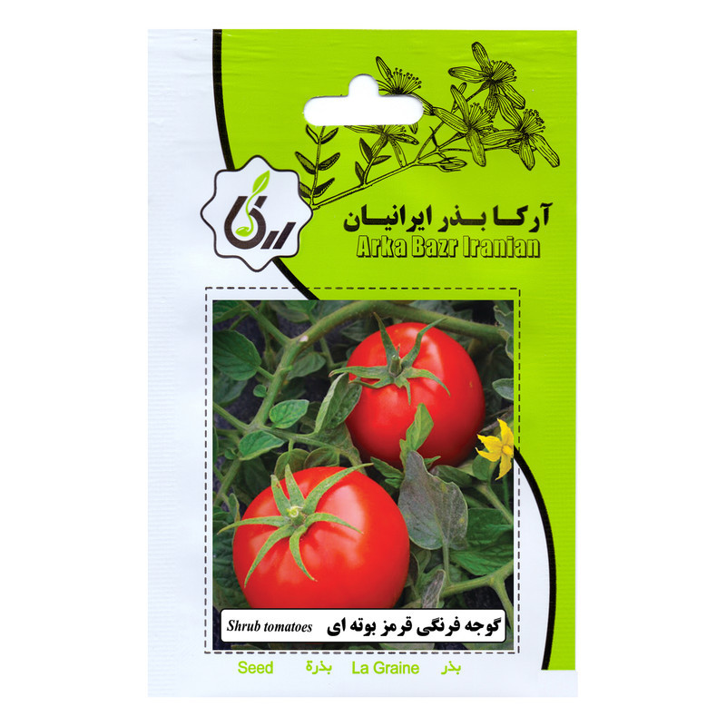 بذر صیفی جات گلدانی آرکا بذر ایرانیان کد ARK-A-ARK-08 وزن 100 گرم مجموعه 8 عددی