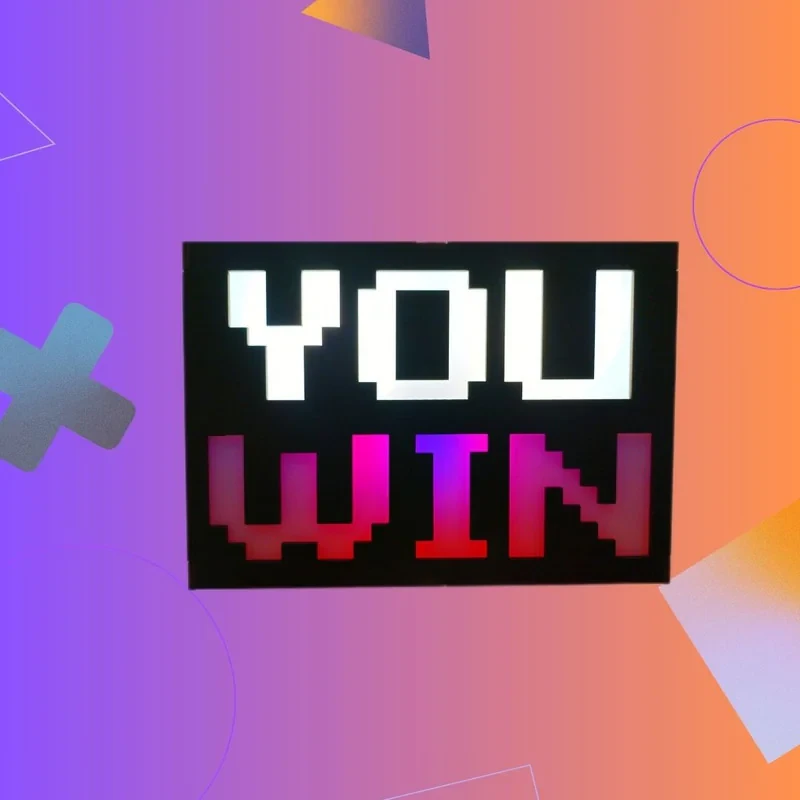 آیکون لایت گیم لند پلاس مدل YOU WIN