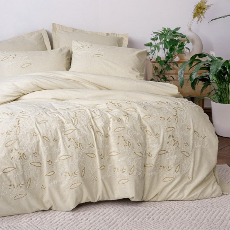 سرویس روتختی کاتن باکس مدل Cotton Keten Lapelis دونفره 6 تکه