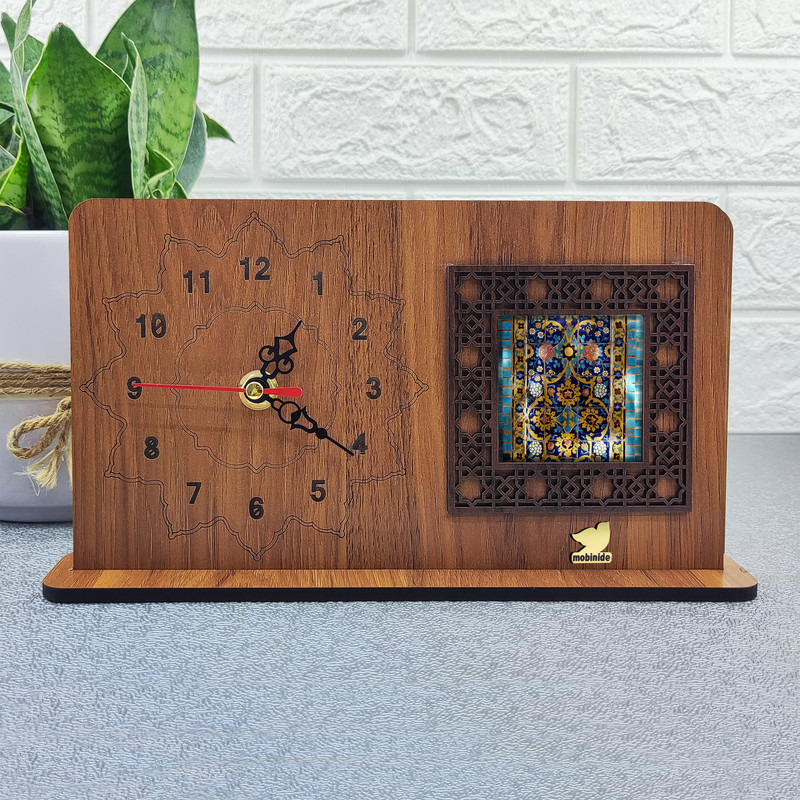 ساعت رومیزی مبین ایده مدل شعر B-h46