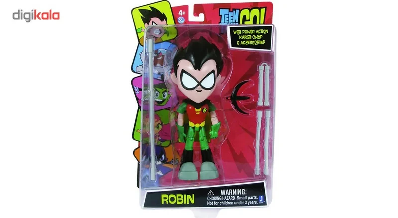 اکشن فیگور دی سی تین تیتان گو مدل Robin with Power Action