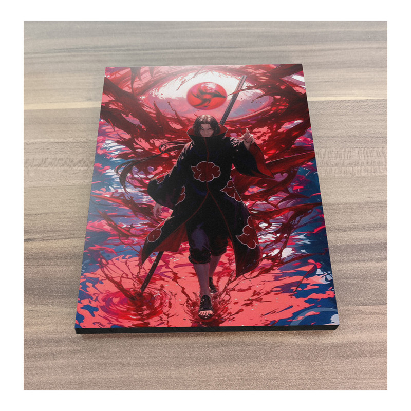 تابلو شاسی گوفی مدل ایتاچی انیمه ناروتو طرح Itachi Red Eye Naruto Anime کد EYE32