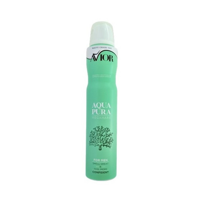 اسپری بدن اویور مدل MEGAMARE AQUA PURA حجم 200 میلی لیتر