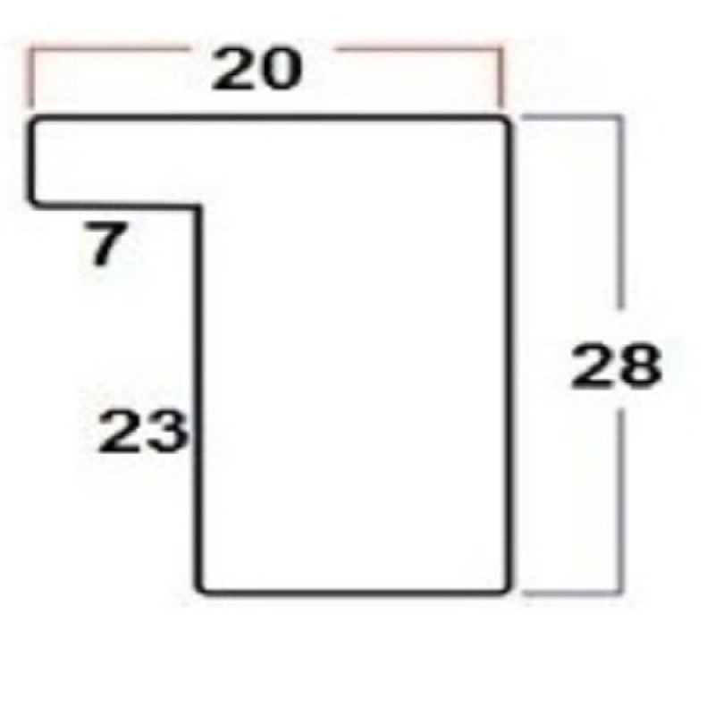 قاب عکس بکلیت مدل A2-40x60-204 مجموعه دو عددی