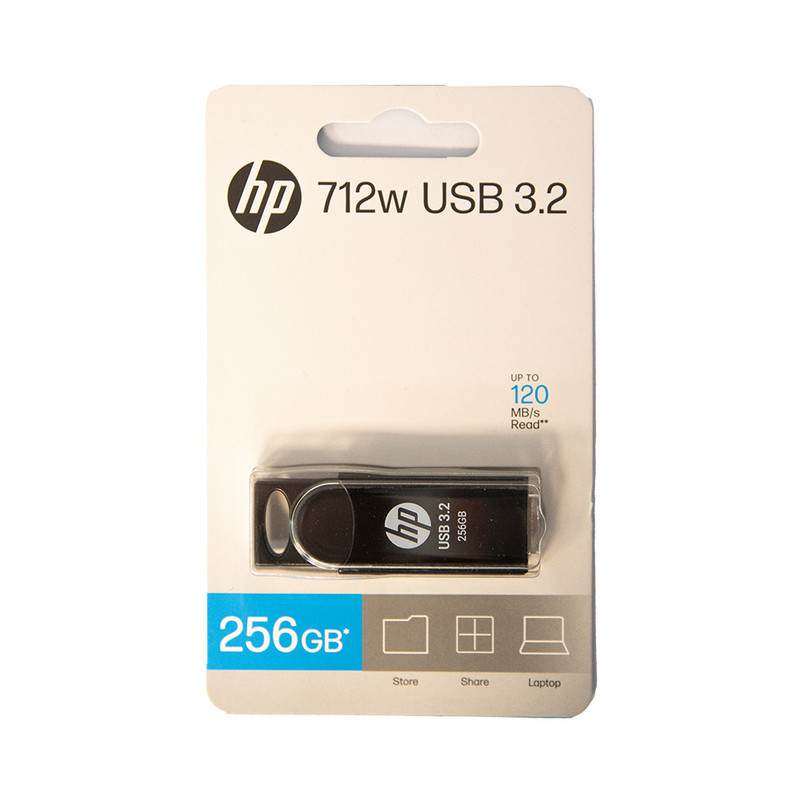 فلش مموری اچ‌ پی مدل 712W ظرفیت 256 گیگابایت با رابط USB 3.2