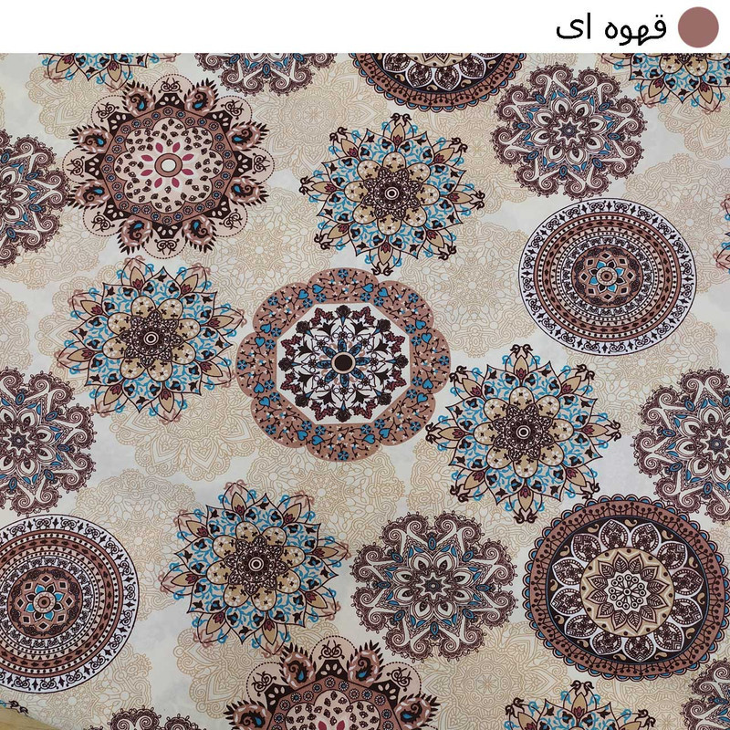 ملحفه تشک مهمان مدل خورشیدی کد F2 سایز 195x100 سانتی متر