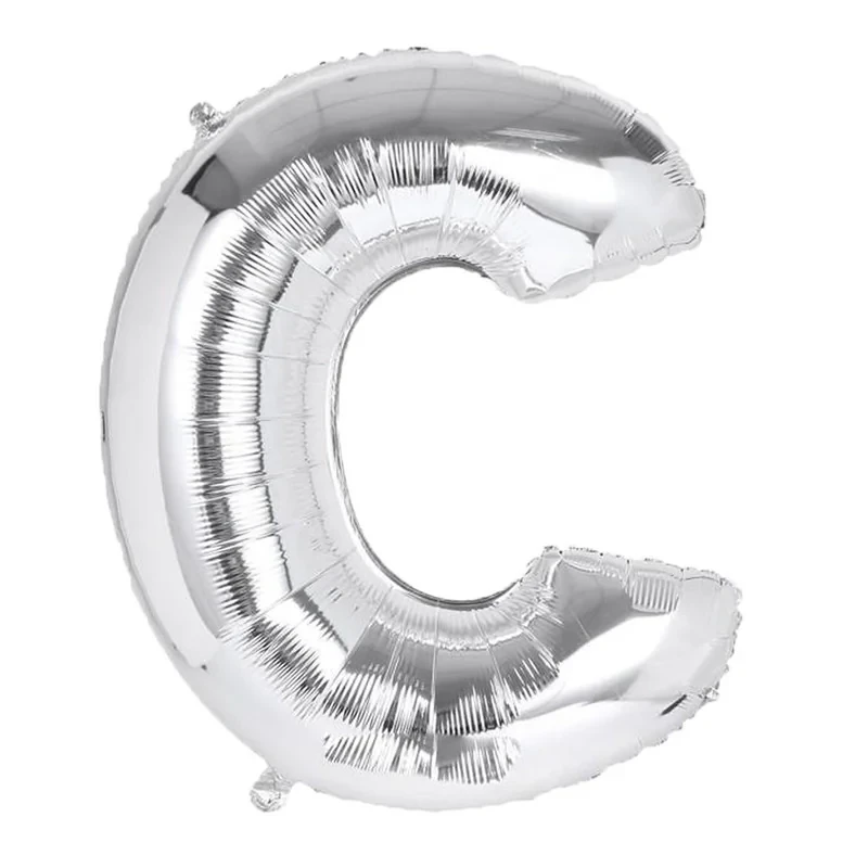 بادکنک فویلی طرح حروف انگلیسی C کد 210