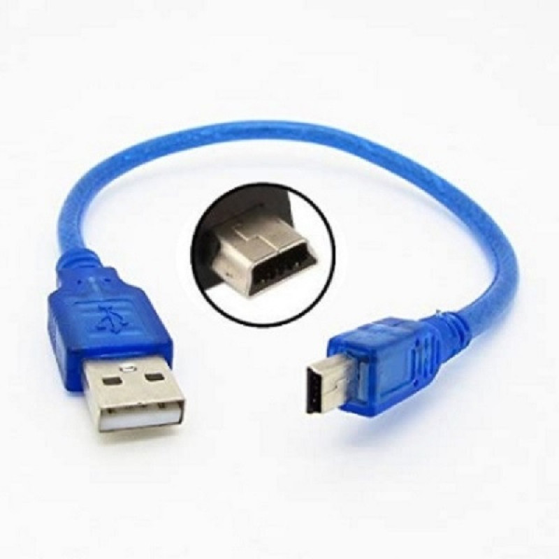 مبدل USB به MINI USB مدل M5PIN طول 0.3 متر