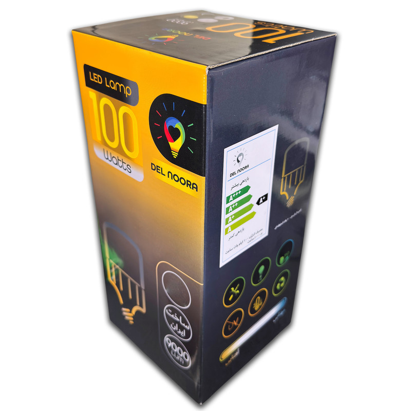 لامپ ال ای دی 100 وات دلنورا مدل استوانه پایه E40