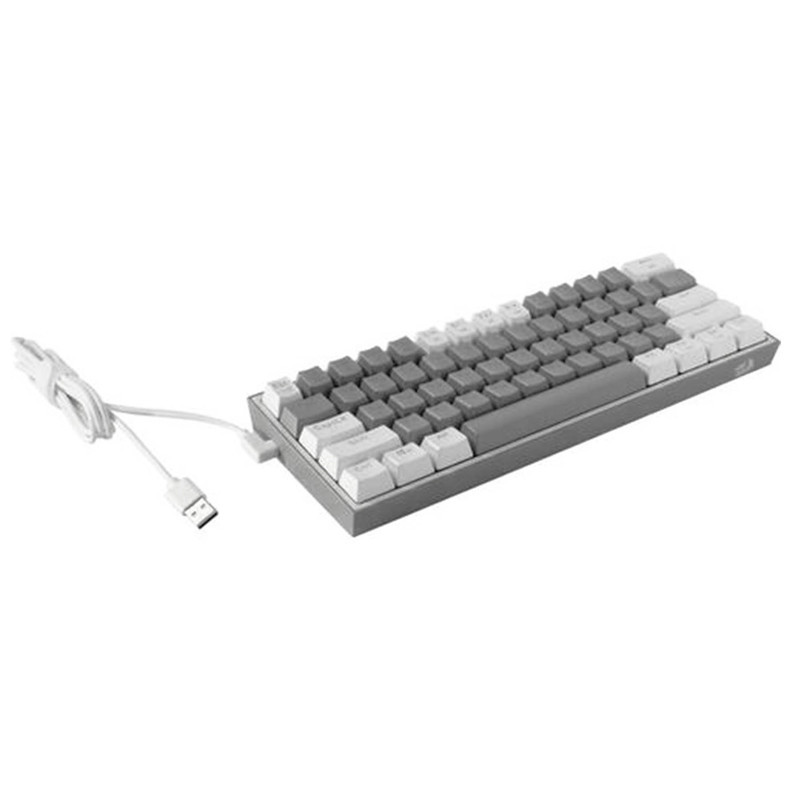 کیبورد مخصوص بازی ردراگون مدل FIZZ K617-GREYWHITE