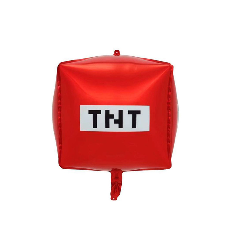بادکنک فویلی مدل ماینکرافت طرح کیوب TNT کد NH-2