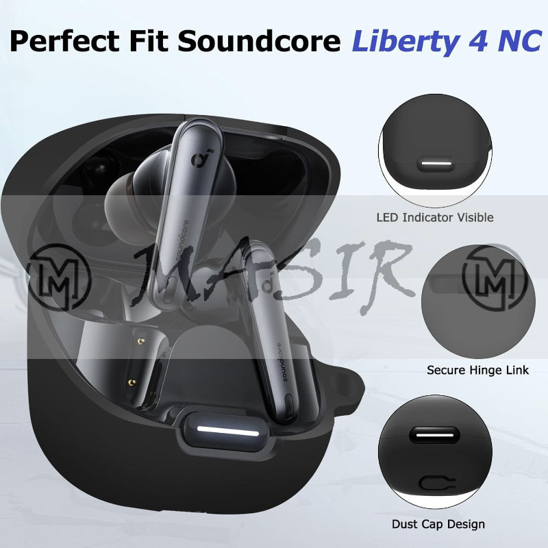 کاور مسیر مدل Silicon Cover مناسب برای هدفون بی سیم انکر Liberty 4 NC