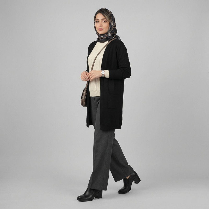 کفش پاشنه‌دار زنانه چرم عطارد مدل چرم طبیعی کد SH269