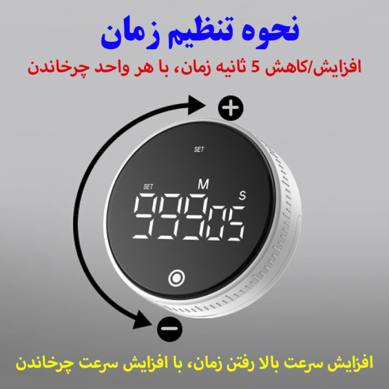 زمان‌سنج مدل شارژی طرح 1000 دقیقه کد TS-34