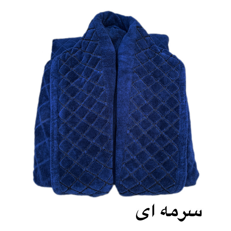 حوله پالتویی آقای کاریزما مدل شطرنجی سایز 135