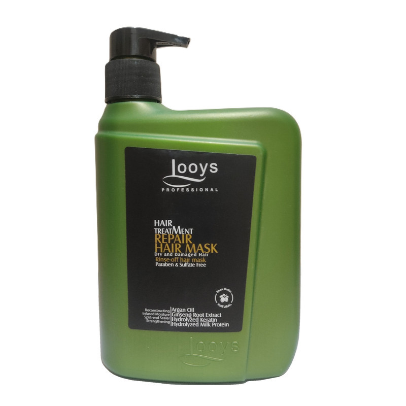 ماسک مو تقویت کننده لویز مدل روغن شی باتر و عصاره جینسنگ مناسب برای موی خشک و آسیب دیده حجم 500 میلی لیتر