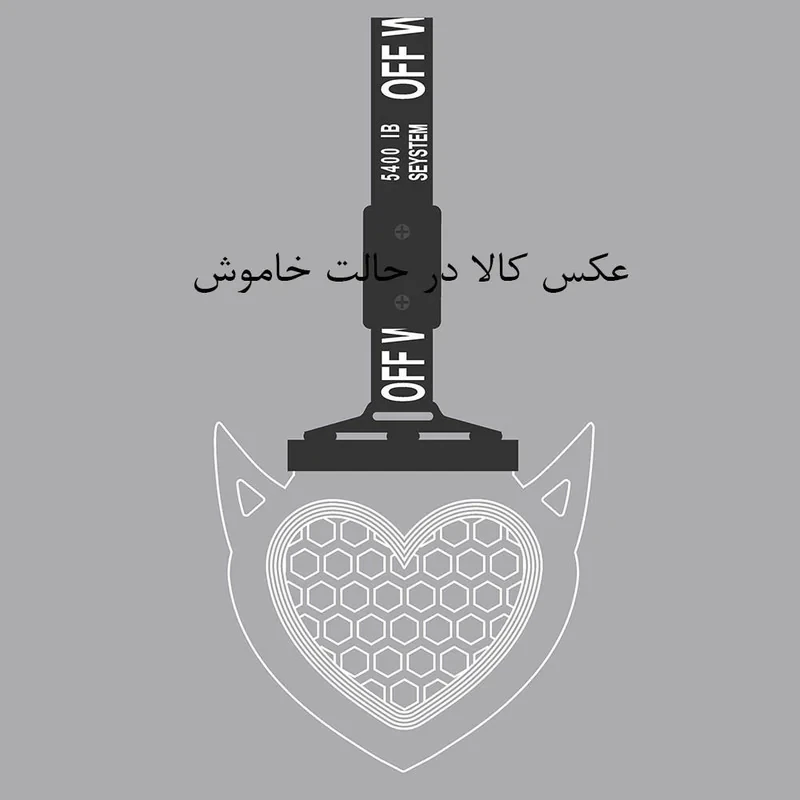 آویز تزئینی خودرو مدل سوریکاوا پلکسی چراغ دار کد w