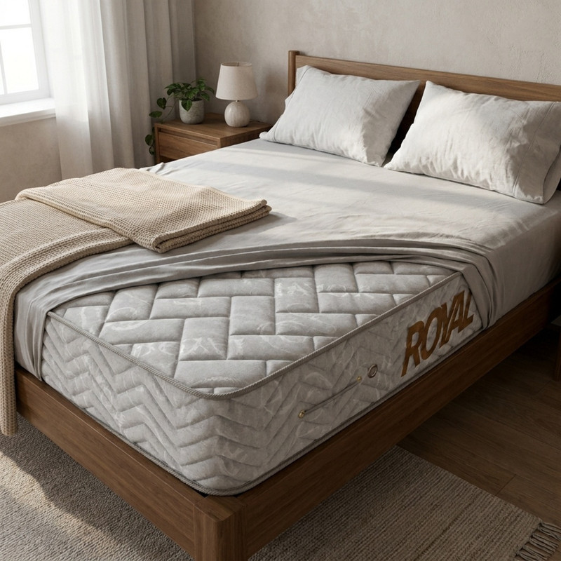 تشک رویال مدل طبی فنری یک نفره سایز 90x200 سانتی متر
