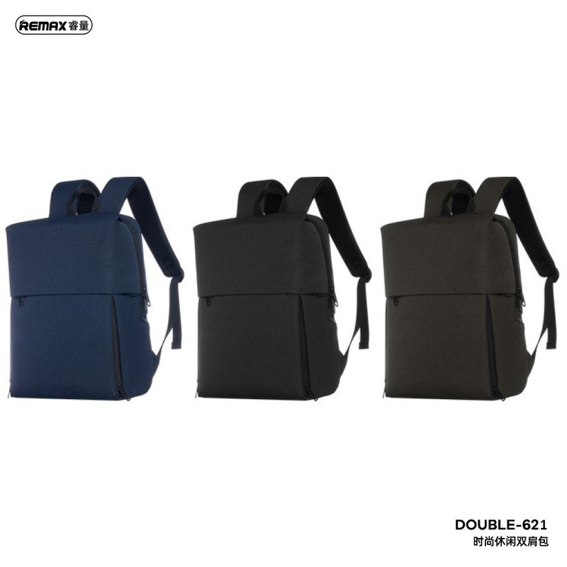 کوله پشتی لپ تاپ ریمکس مدل Double-621 مناسب برای لپ تاپ تا 15.6 اینچی