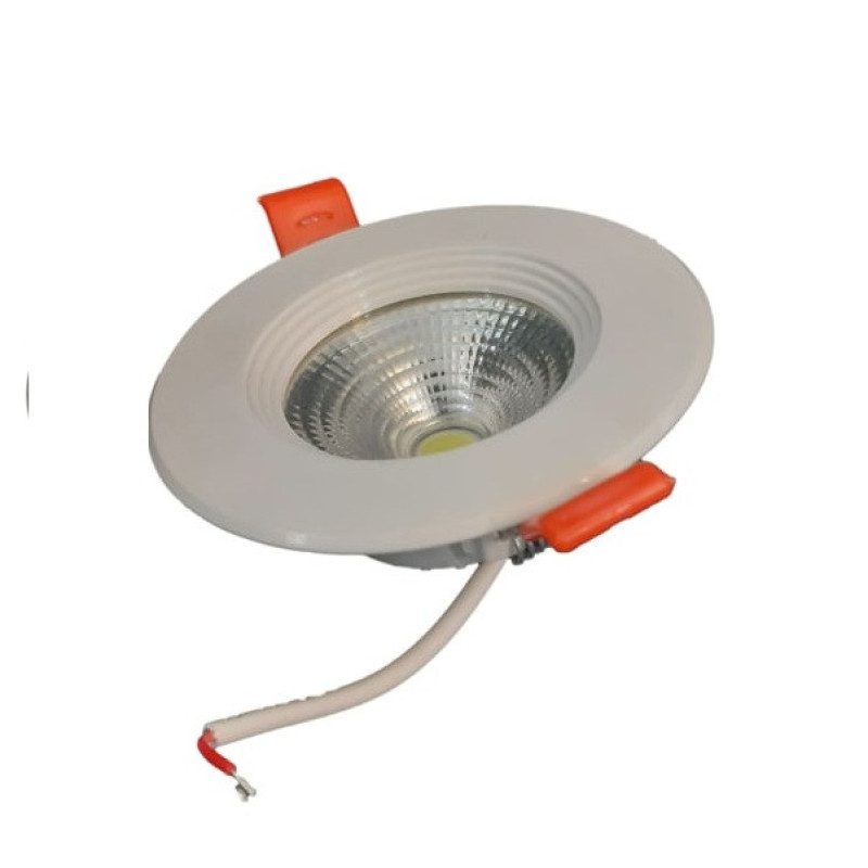 چراغ سقفی سی او بی 7 وات اپتونیکا مدل OP-DLQ5607R بسته 8 عددی