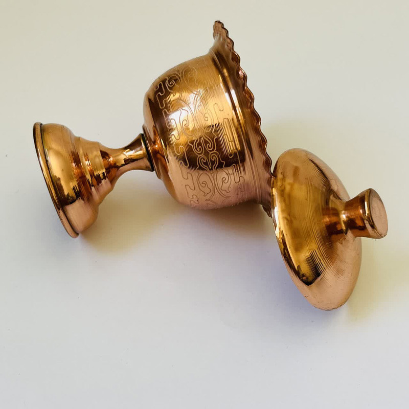قندان مسی مدل لب چین کد ZH395.2