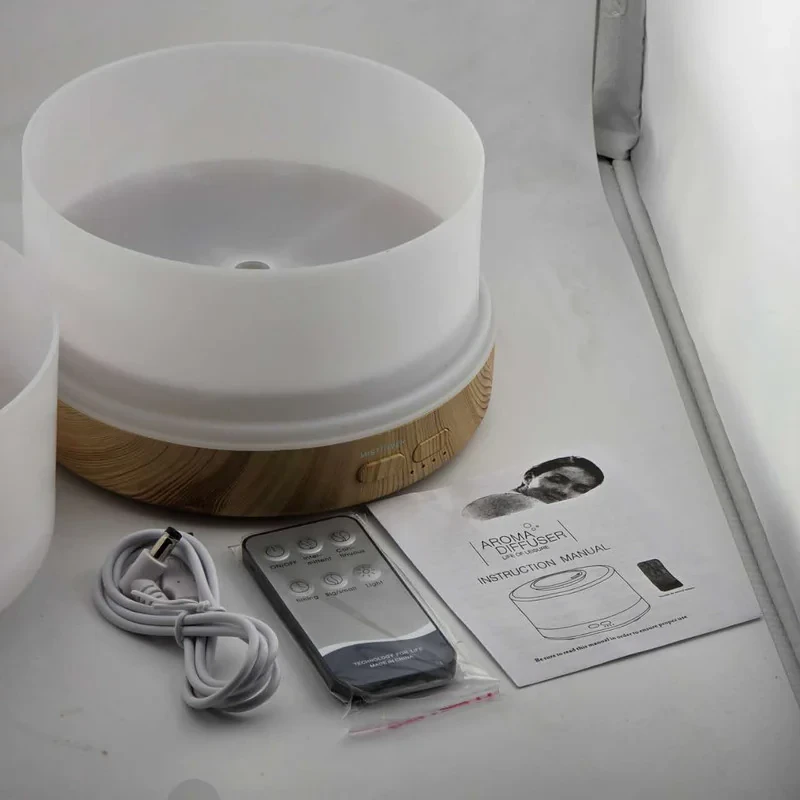 دستگاه بخور سرد مدل شبخواب کد AROMA-usb12W به همراه ریموت کنترل