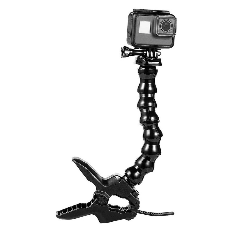 پایه نگهدارنده دوربین مدل Gooseneck Clamp مناسب برای دوربین ورزشی گوپرو