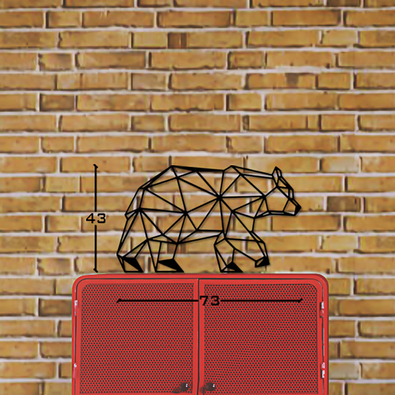 دیوارکوب طرح خرس مدل po-s06