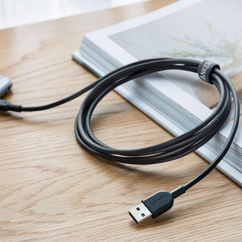 کابل تبدیل USB به لایتنینگ انکر مدل A8433 PowerLine II طول 1.8 متر