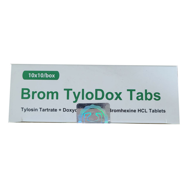 قرص پرندگان مکمل مدل TYDOXY bromبسته 100 عددی